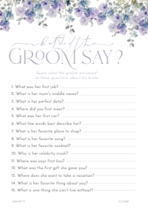 B010 Bridal Shower Games: B010 Bridal Shower Bundle