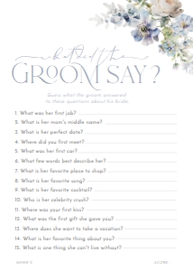 B011 Bridal Shower Games: B011 Bridal Shower Bundle