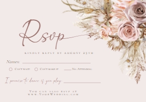 D012 RSVP 5x3.5: D012 Wedding Suite