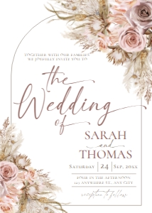 D012 Wedding Invite Front: D012 Wedding Suite