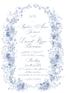D015 Wedding Invite Front: D015 Wedding Suite