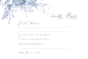 D015 RSVP 6x4: D015 Wedding Suite