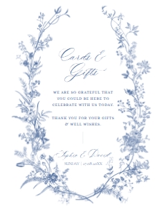 D015 Card Gift Sign 8x10: D015 Wedding Signage Bundle