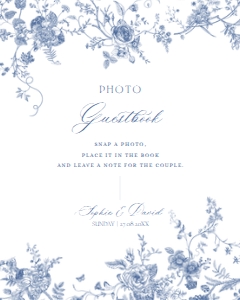 D015 Photo Guestbook Sign 8x10: D015 Wedding Signage Bundle