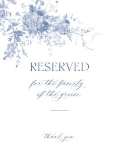 D015 Reserved Sign 8x10: D015 Wedding Bundle