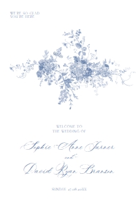 D015 Welcome Sign Vertical 24x36: D015 Wedding Bundle