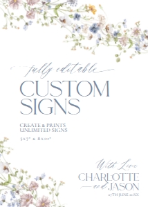 D006 Custom Sign 5x7: D006 Signage Bundle