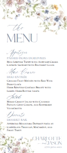 D006 Menu 4x9: D006 Menu
