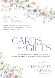 D006 Card Gift Sign 5x7: D006 Signage Bundle