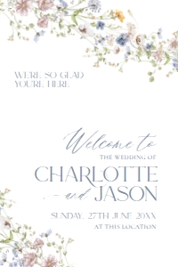 D006 Welcome Sign Vertical 24x36: D006 Signage Bundle