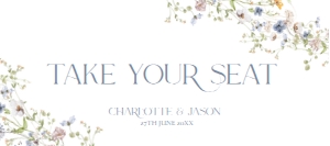 D006 Seating Chart Card Header: D006 Signage Bundle