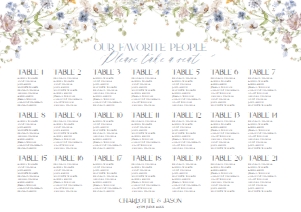 D006 Seating Chart Horizontal A2: D006 Signage Bundle