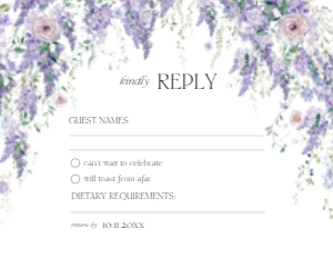 D014 RSVP 5.5x4.25: D014 Wedding Bundle