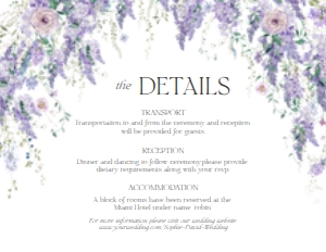 D014 Detail Card Horizontal 5.5x4.25: D014 Wedding Bundle