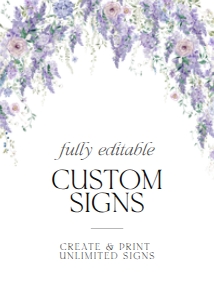 D014 Custom Sign 5x7: D014 Custom Sign