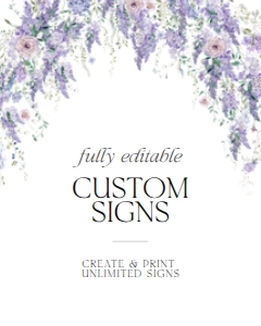 D014 Custom Sign 8x10: D014 Custom Sign