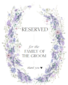 D014 Reserved Sign 8x10: D014 Wedding Bundle