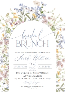 A022 Bridal Brunch Invite: A022 Bridal Brunch Invite