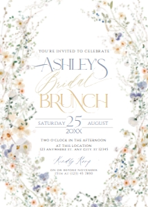 A023 Bridal Brunch Invite: A023 Bridal Brunch Invite
