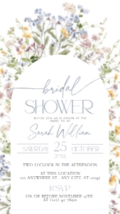 B039 Bridal Shower Evite: B039 Bridal Shower Invite