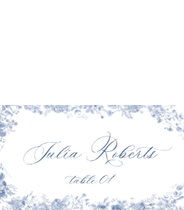 B037 Place Card Folded: B037 Menu