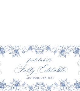 B037 Food Label Folded: B037 Bridal Shower Bundle