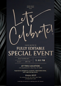 C034 Business Invitation design preview