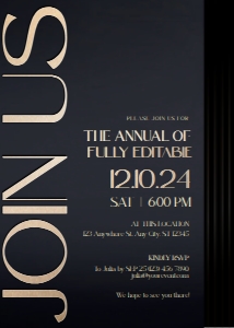 C039 Business Invitation design preview