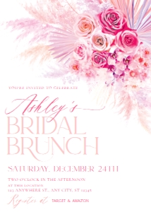 A027 Bridal Brunch Invite: A027 Bridal Brunch Invite