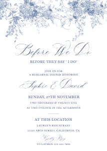 F007 Rehearsal Dinner Invite: F007 Rehearsal Dinner