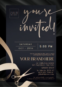 C043 Grand Opening Invite design preview