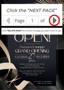 C044 Grand Opening Invite design preview
