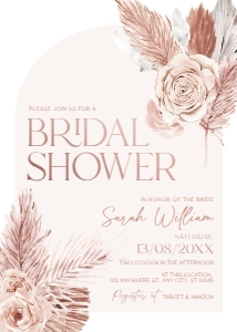 B015 Bridal Shower Invite: B015 Bridal Shower Invite