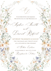 E021 Wedding Invite Front: E021 Wedding Suite