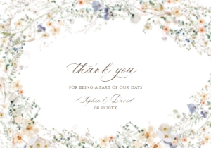 E021 Wishing Well Card 5x3.5: E021 Wedding Suite