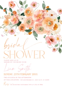 B046 Bridal Shower Invite: B046 Bridal Shower Invite