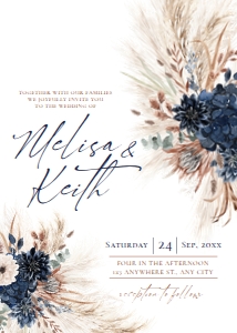 E017 Wedding Invite Front: E017 Wedding Suite