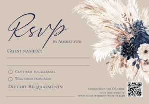 E017 RSVP 5x3.5: E017 Wedding Suite