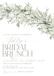 A041 Bridal Brunch Invite: A041 Bridal Brunch Invite