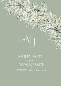 E022 Wedding Invite Back: E022 Wedding Suite