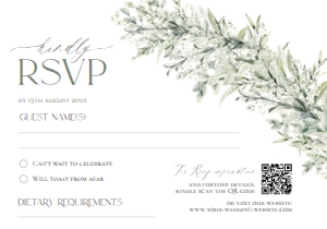 E022 RSVP 5x3.5: E022 Wedding Suite
