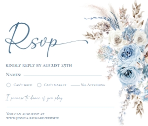 D018 RSVP 5.5x4.25: D018 Wedding Bundle