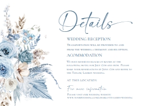 D018 Detail Card Horizontal 5.5x3.5: D018 Wedding Bundle