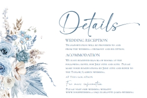 D018 Detail Card Horizontal 6x4: D018 Wedding Bundle