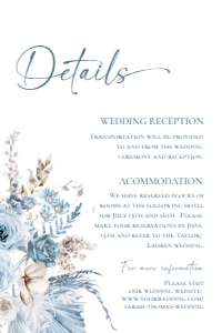 D018 Detail Card Vertical 4x6: D018 Wedding Bundle