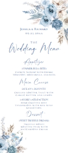 D018 Menu 4x9: D018 Wedding Bundle