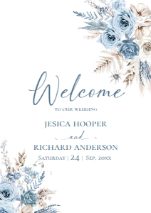 D018 Welcome Sign Vertical A1: D018 Signage Bundles