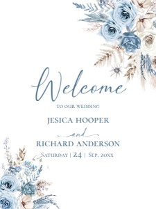D018 Welcome Sign Vertical 18x24: D018 Signage Bundles