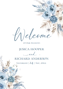 D018 Welcome Sign Vertical A2: D018 Signage Bundles
