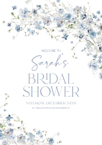 B051 Welcome Sign Vertical A2: B051 Bridal Shower Bundle